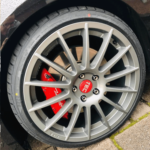 17 Zoll T7 Alufelgen 7x17 4x100 ET42 in grau für Seat Skoda und VW - Bild 4 von 8