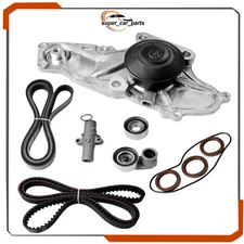 Timing Belt Kit with Water Pump Fit 2003-2018 Honda Accord MDX RD 3.0L 3.5L 3.7L