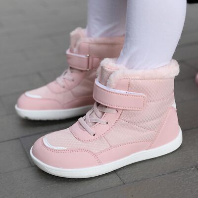 Kids Waterproof Barefoot Winter Boots Non-Slip Wide Toe Box