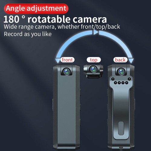 Mini Police Body Camera with Audio Recording 1080P Night Vision Camcorder - Picture 7 of 23