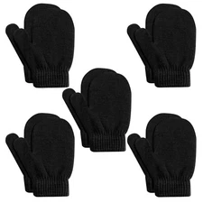 1-4 years Toddler Mittens Baby Mittens Toddler Gloves Warm Newborn Mittens Black
