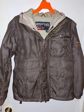 Burton Snowboard Jacket, Size Medium, Hood, Vents, Warmth