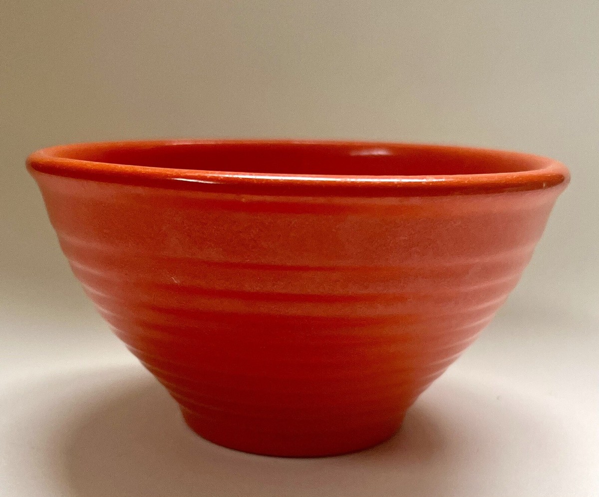 Vintage Bauer Mixing Bowl Orange 1930's-60's There are no cracks