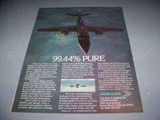 VINTAGE...1976 AEROSTAR... 1-PAGE COLOR SALES AD...RARE! (536T)