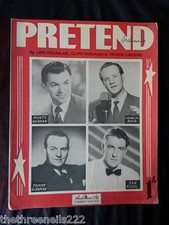 ORIGINAL SHEET MUSIC - PRETEND - MONTY NORMAN