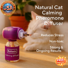 Natural Cat Calming Diffuser - Long Lasting Anti-Anxiety Treatment