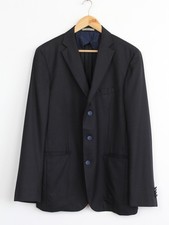 Boglioli Hampton Lightweight Jacket Blazer Black, Size 52