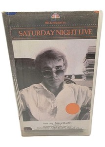 Vintage SATURDAY NIGHT LIVE VHS GUEST HOST STEVE MARTIN VOLUME 2 DAN AYKROYD...