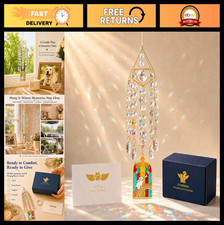 Pet Memorial Wind Chime Suncatcher - Heartfelt Gift for Dog Loss, Remembrance