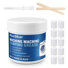3.5 oz 100g Washing Machine Damping Grease with 20 Foam Inserts