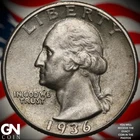 1936-P Washington Quarter — photo from another recent sale