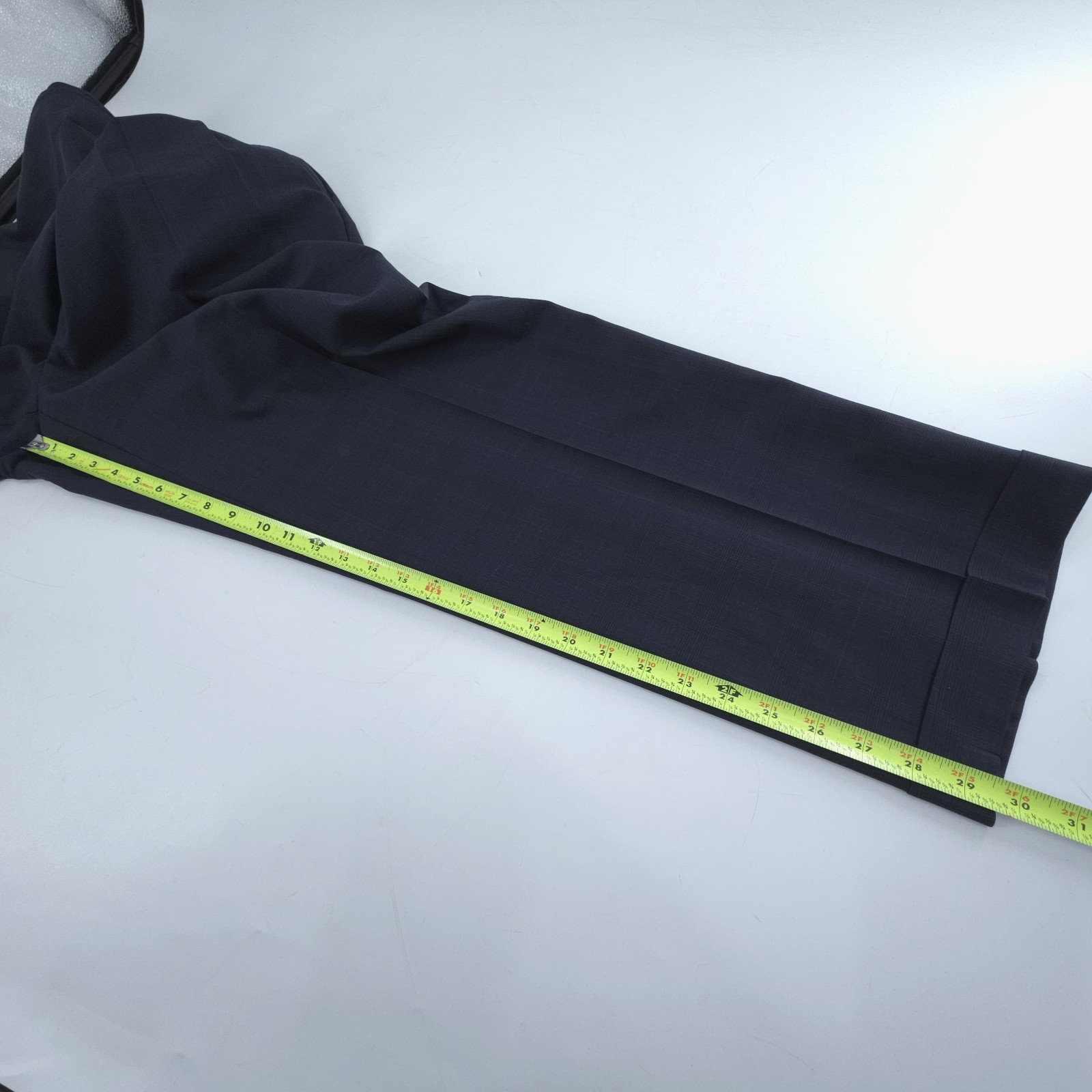 Brooks Brothers Wool Dress Pants Mens 38x31 Navy Blue Glen Plaid Stretch Classic thumbnail 15