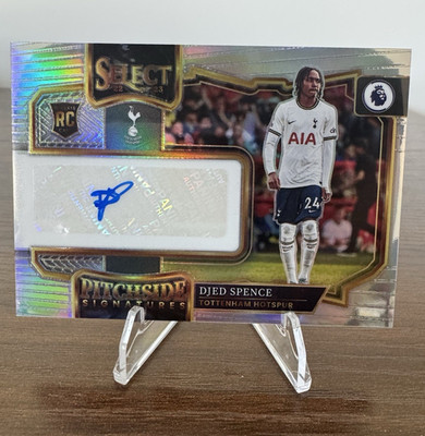2022-23 Panini Select PL Pitchside Signatures RC Auto Djed Spence #PS-DJS