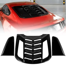 Rear  Side Window Louvers Windshield Sunshade Wind Shutter Window Cover Set ...
