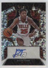 2022-23 Panini Select Rookie Signatures Disco Prizm Dalen Terry #RS-DTY Auto v9t