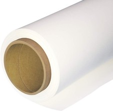 Seamless Photography Background Paper Roll, White Photo 53" x16', Artic