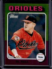 2024 Topps Heritage High Number DL Hall Chrome #/699 Orioles