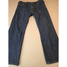 Levis 517 Bootcut Jeans Mens 40x30 Dark Wash Blue Denim 100 Cotton 517-0217