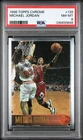 1996 TOPPS CHROME NBA Hall Famer MICHAEL JORDAN PSA 8 #139 - Chicago Bulls