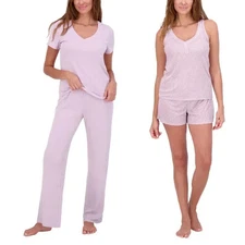 Live2Lounge Women’s 4-piece Pointelle Lounge Set - NWT