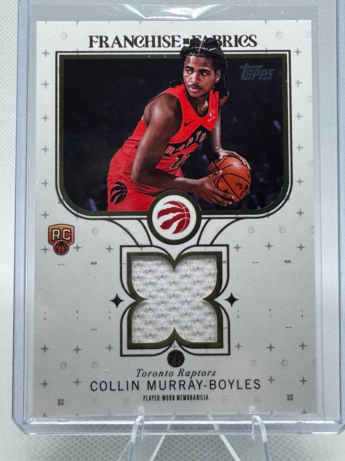 2025-26 Topps Basketball Collin Murray-Boyles Franchise Fabrics #FF-CB RC