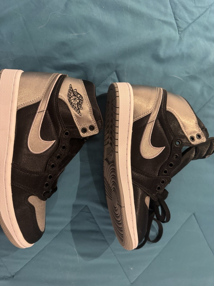 NEW Nike Air Jordan 1 High OG Women's Satin Shadow Sneakers Size 5