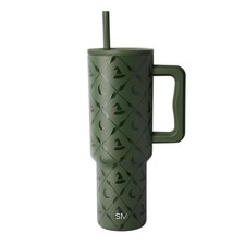 Simple Modern Halloween Tumbler with Handle | 40oz | 40 Ounces, Argyle Witch