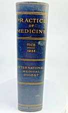 Antique Practice Of Medicine Rice 1923 International Medical Digest W.F. Prior