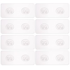 8 Pack Shower Caddy Adhesive for , Strong Transparent Adhesive for Shower Cad...
