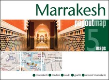 Marrakesh PopOut Map - pocket size pop up city map of Marrakesh by PopOut Maps F