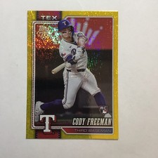 2026 Topps Series 1 Cody Freeman #224 Yellow Foil /399