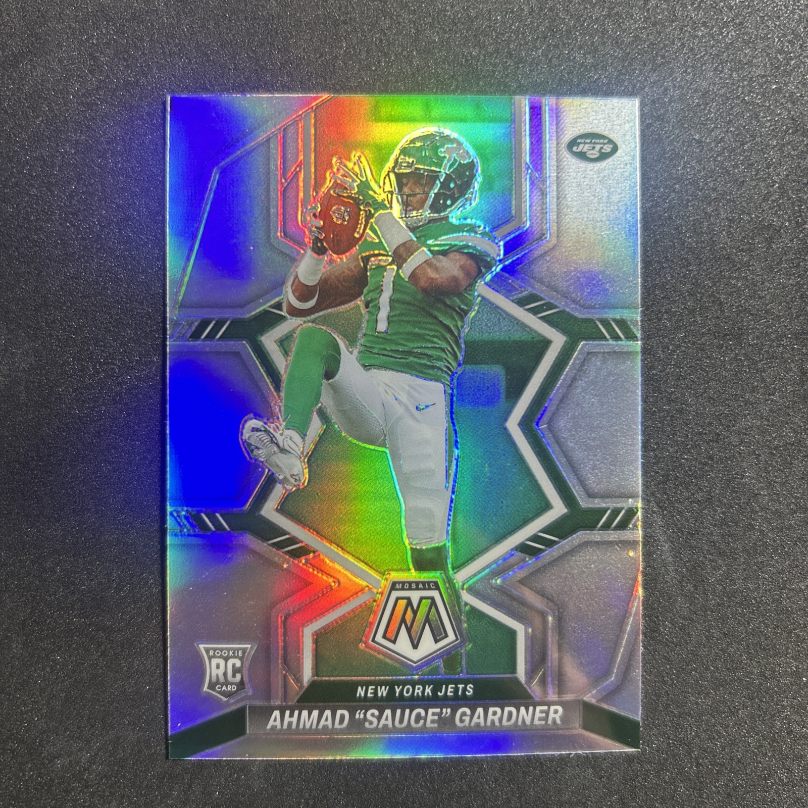 2022 Mosaic Silver Prizm #335 Ahmad Sauce Gardner RC New York Jets