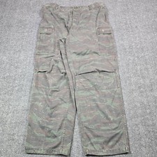 Tiger Stripe Camo Pants Mens XL Green Cargo Military Utility BDU Trousers
