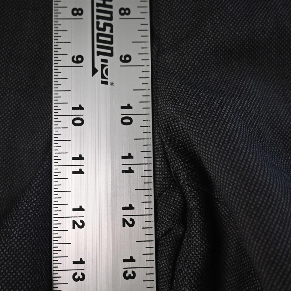 Linea Naturale Luxe 32x30 Gray Birdseye Wool Straight Italy Dress Mens Pants - Image 3 of 4