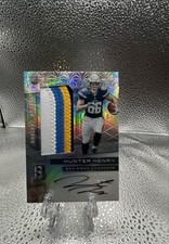 2016 Panini Spectra Radiant Rookie Patch Signatures Hunter Henry #91/199 RC Pats