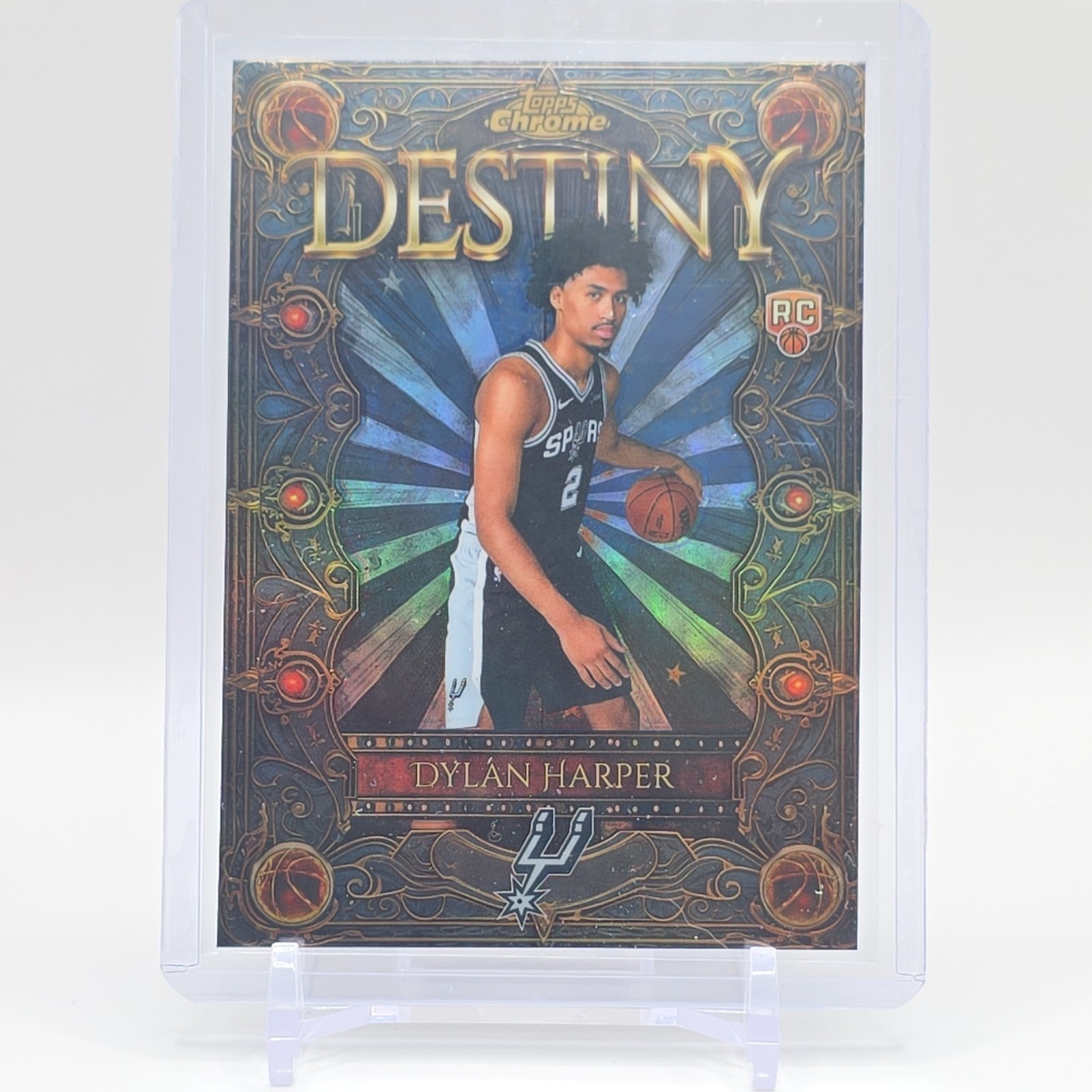 Dylan Harper 2025-26 Topps Chrome Destiny #D-2 Refractor Rookie 