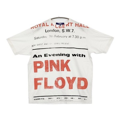 COMME des GARCONS JUNYA WATANABE MAN PINK FLOID T-shirt white 5-1022S 