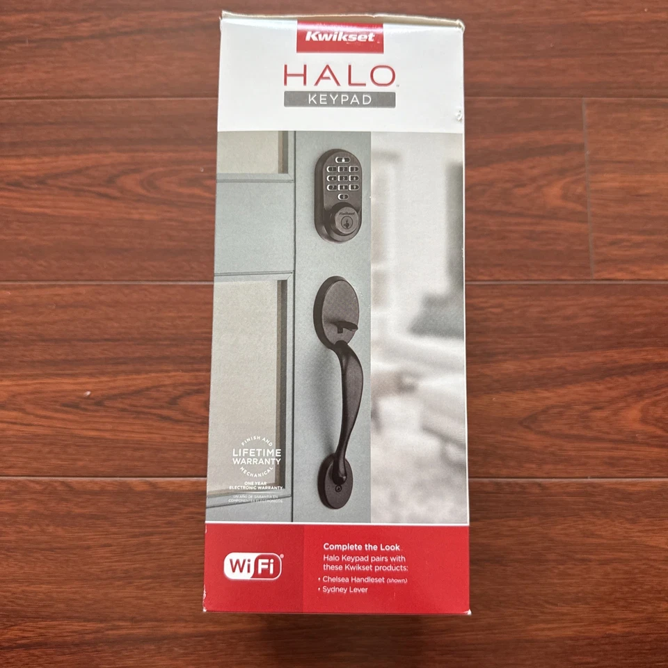 Kwikset Bronze Halo Wi-Fi Smart Lock, Keyless Entry Door Deadbolt, Auto-Unlock - Image 2 of 4