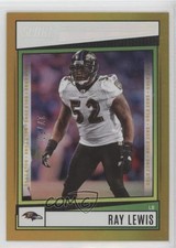 2022 Score Gold Zone 17/50 Ray Lewis #190 HOF 15v7