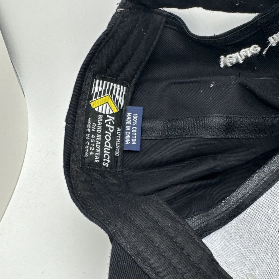 Kubota Flame Hat Cap Strapback Adjustable Black Embroidered Flames - Image 4 of 4