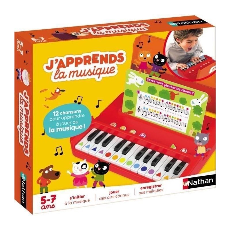 Jeu musical Nathan J'apprends la musique pour calmer et concentrer les enfants