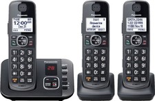 Panasonic - KX-TGE633M DECT 6.0 Expandable Cordless Phone System with Digital...