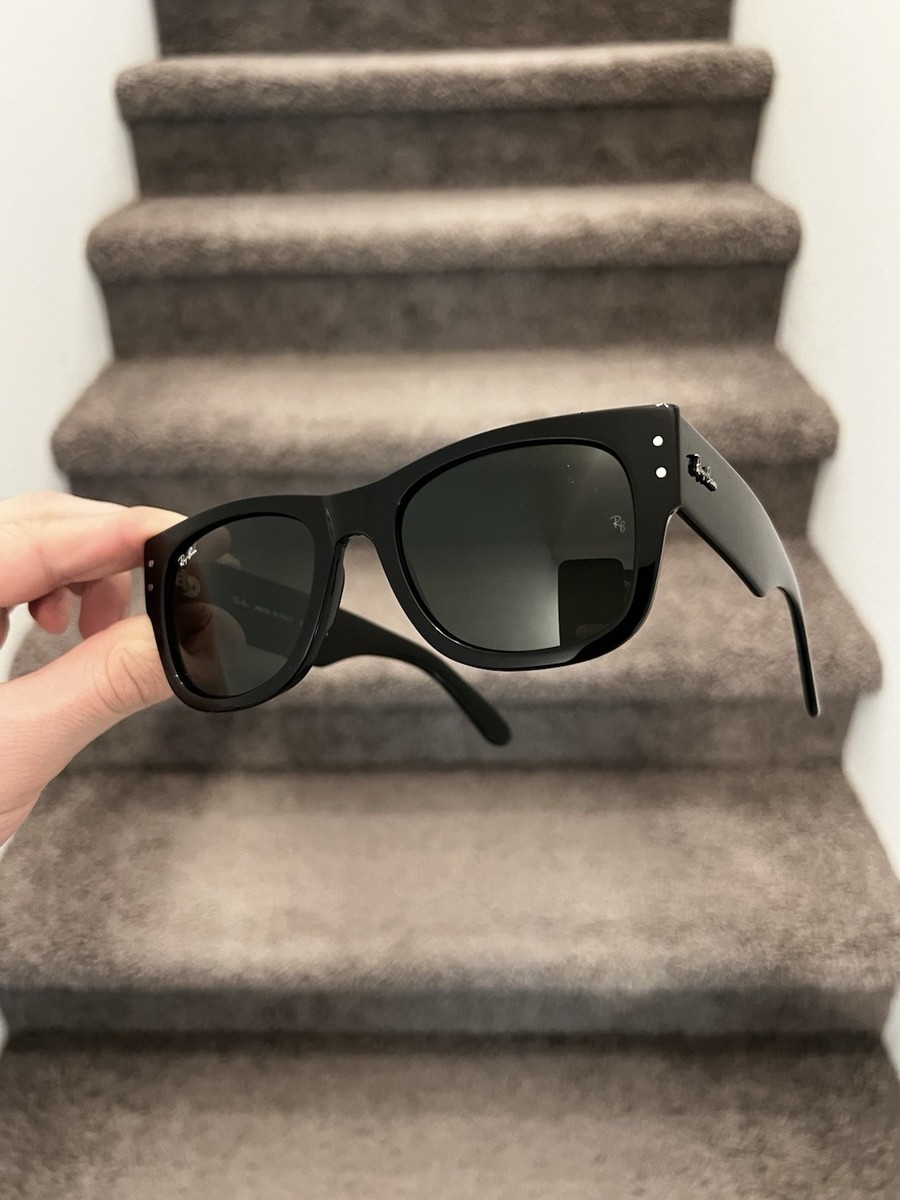 NEW Mega Wayfarer Ray-Ban RB0840S 901/31 51-21 Unisex
