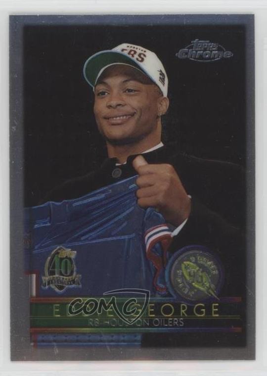 1996 Topps Chrome Eddie George #162 0o9