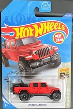 HOT WHEELS '20 JEEP GLADIATOR RED 157/250. SEE COMBINED OFFERS!