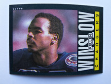 1985 Topps San Diego Chargers HOF Player Kellen Winslow Football Card 379