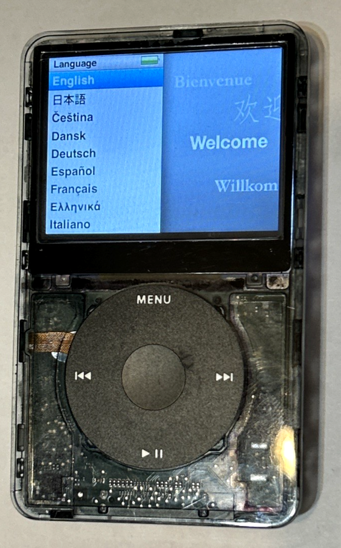 APPLE iPOD CLASSIC 7th Generation Atomic Smoked 256GB SSD with