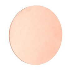 Copper Round Plate 0.12" Thick 4" Dia C1100 Pure Copper Sheet