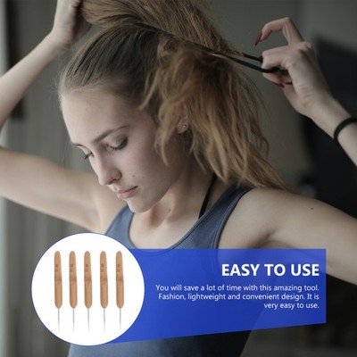  5 Pcs Dreadlocks-Nadeln Für Haarflechten Und Häkelnadel Zubehör Haare