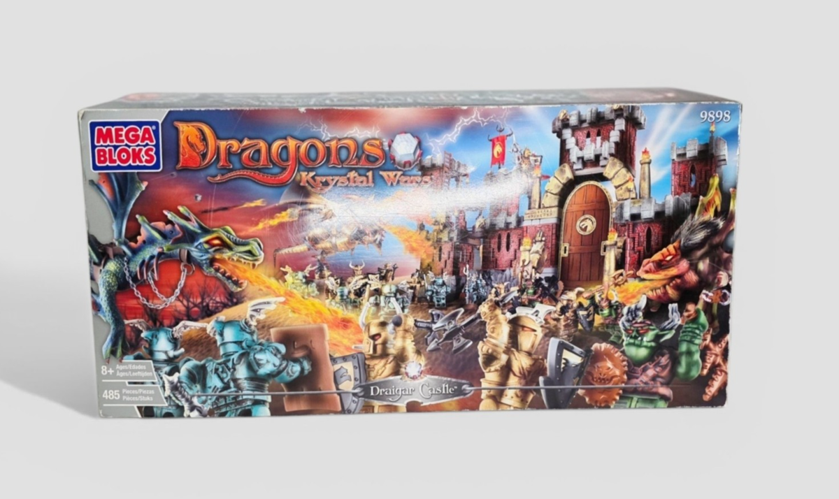 Mega Bloks Dragons Krystal Wars Draigar Castle 9898 & Dragons